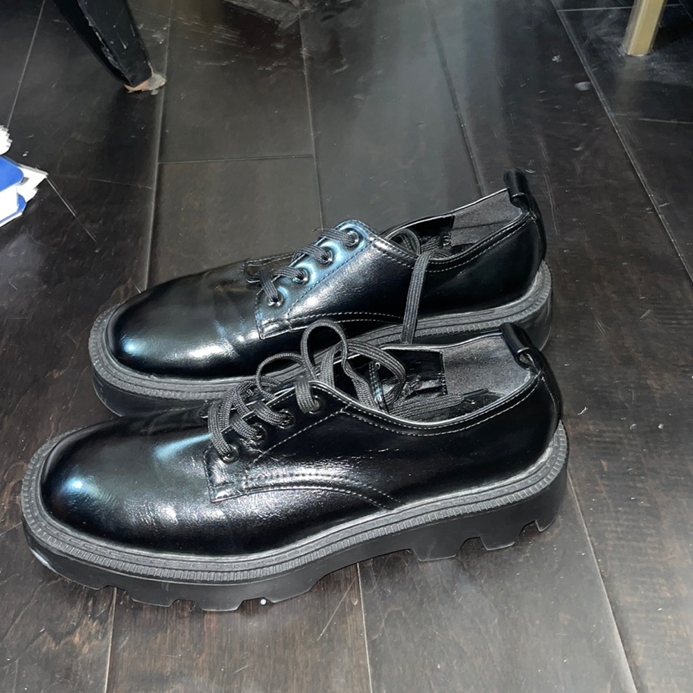 Zara Black Loafers.